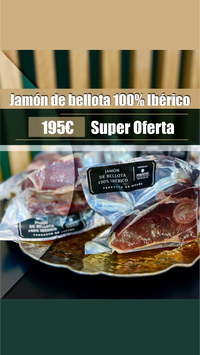 Jamón de Bellota 100% Ibérico (6 kg - 7 kg) – Certificado con Precinto Negro ASICI (Copia)